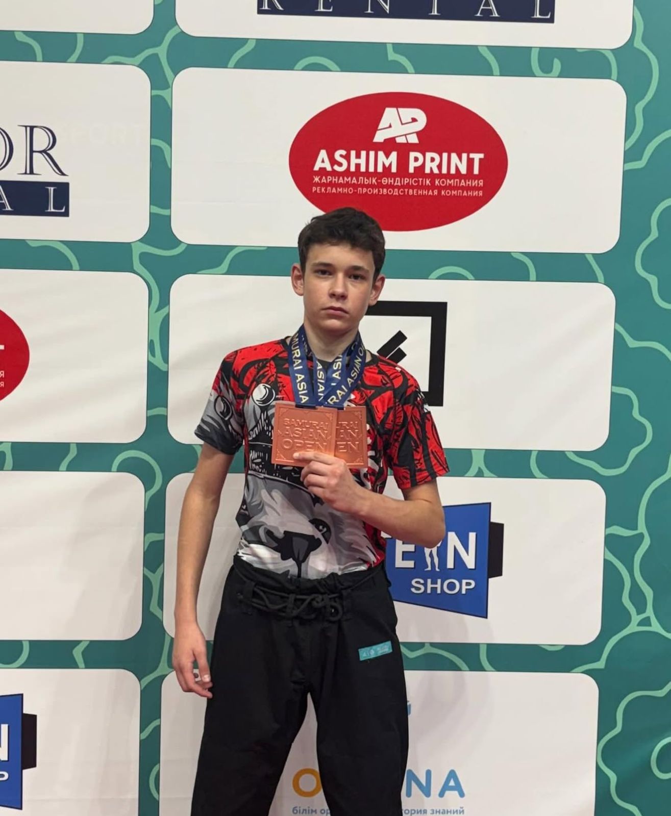 Лазуткин Лев SAMURAI ASIA турнирінде екі қола медаль жеңіп алды